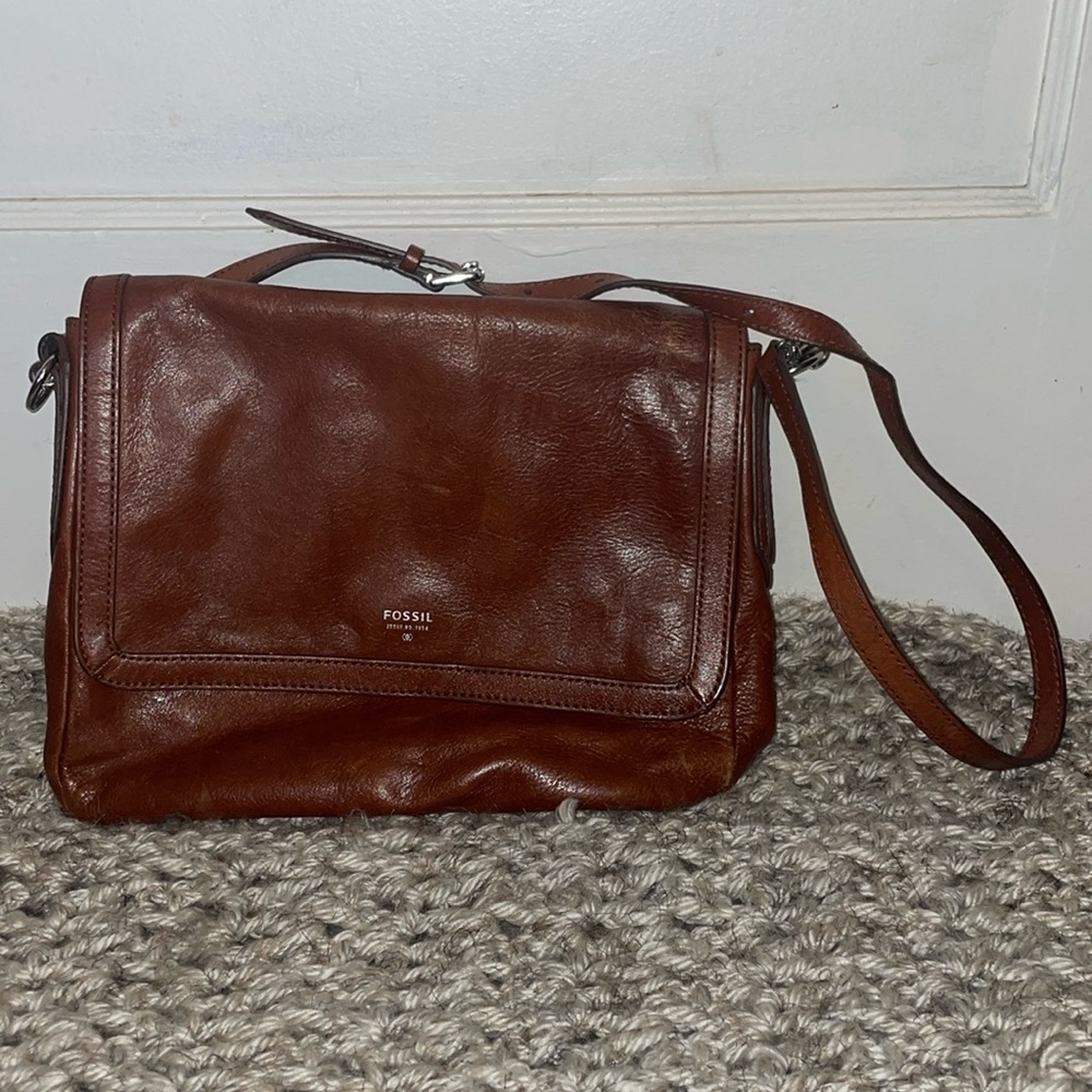 Fossil Cowhide Leather Small-Medium Crossbody bag - Picture 2 of 14
